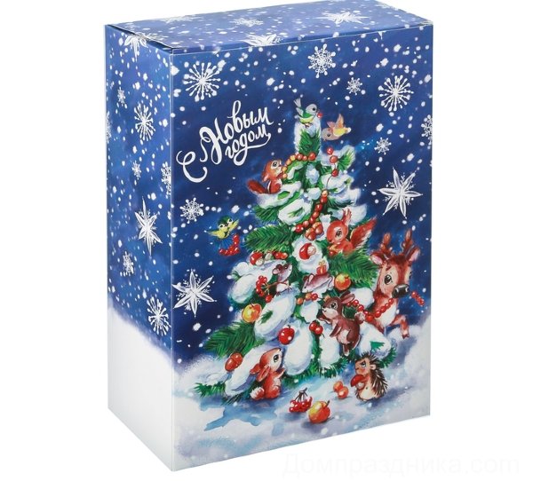Купить Складная коробка «С Новым годом», 16 × 23 × 7.5 см в спб по комфортной цене!