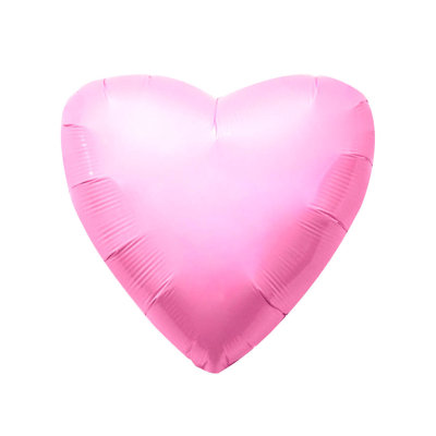 Сердце розовое пастель