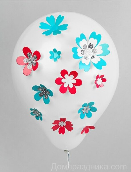 Купить Наклейки цветочки на шар/ на стену в спб по комфортной цене!