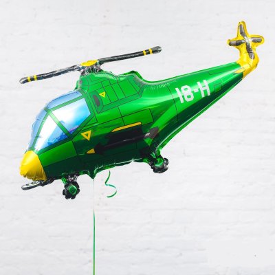 Вертолёт зеленый