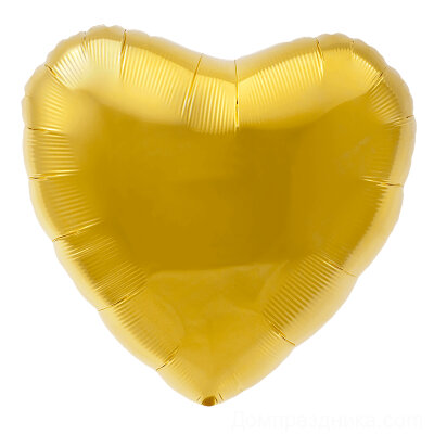 Сердце золотое 76,5 см