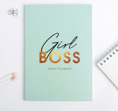 Ежедневник в тонкой обложке Girlboss, А5, 80 листов
