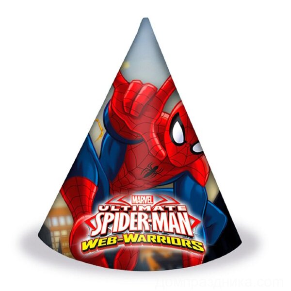 Купить Колпачки Spider Man 6 шт. в спб по комфортной цене!