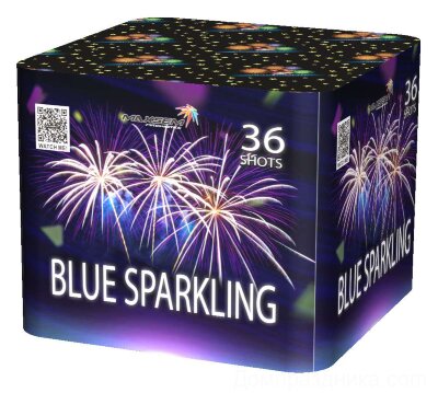 Батарея салютов MAXSEM Blue sparkling 36 x 1.2"