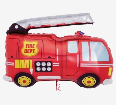 Шар фольгированный 34" "Пожарная машина"