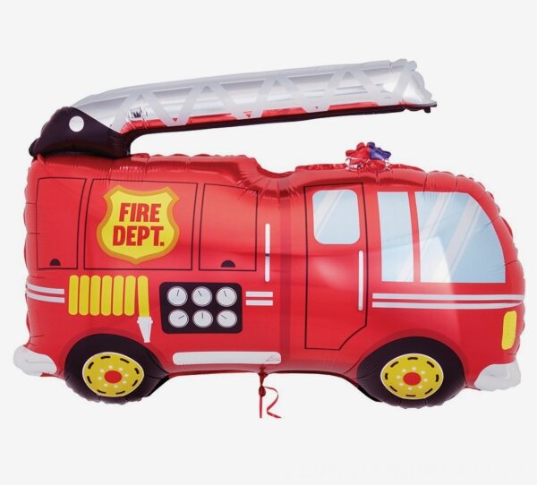 Купить Шар фольгированный 34" "Пожарная машина" в спб по комфортной цене!
